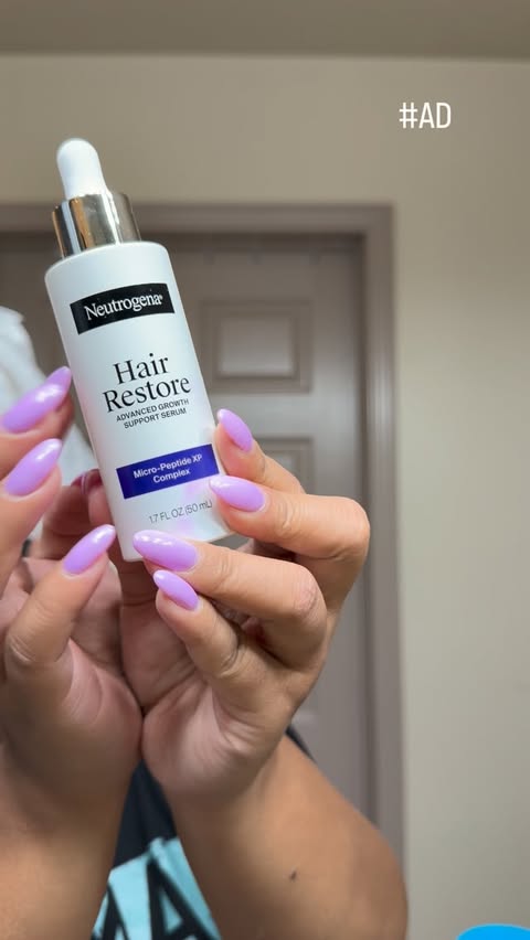 Instagram post by @wish.nayyer for Neutrogena. Caption reads: [...] my hair the attention it deserves. ✨....