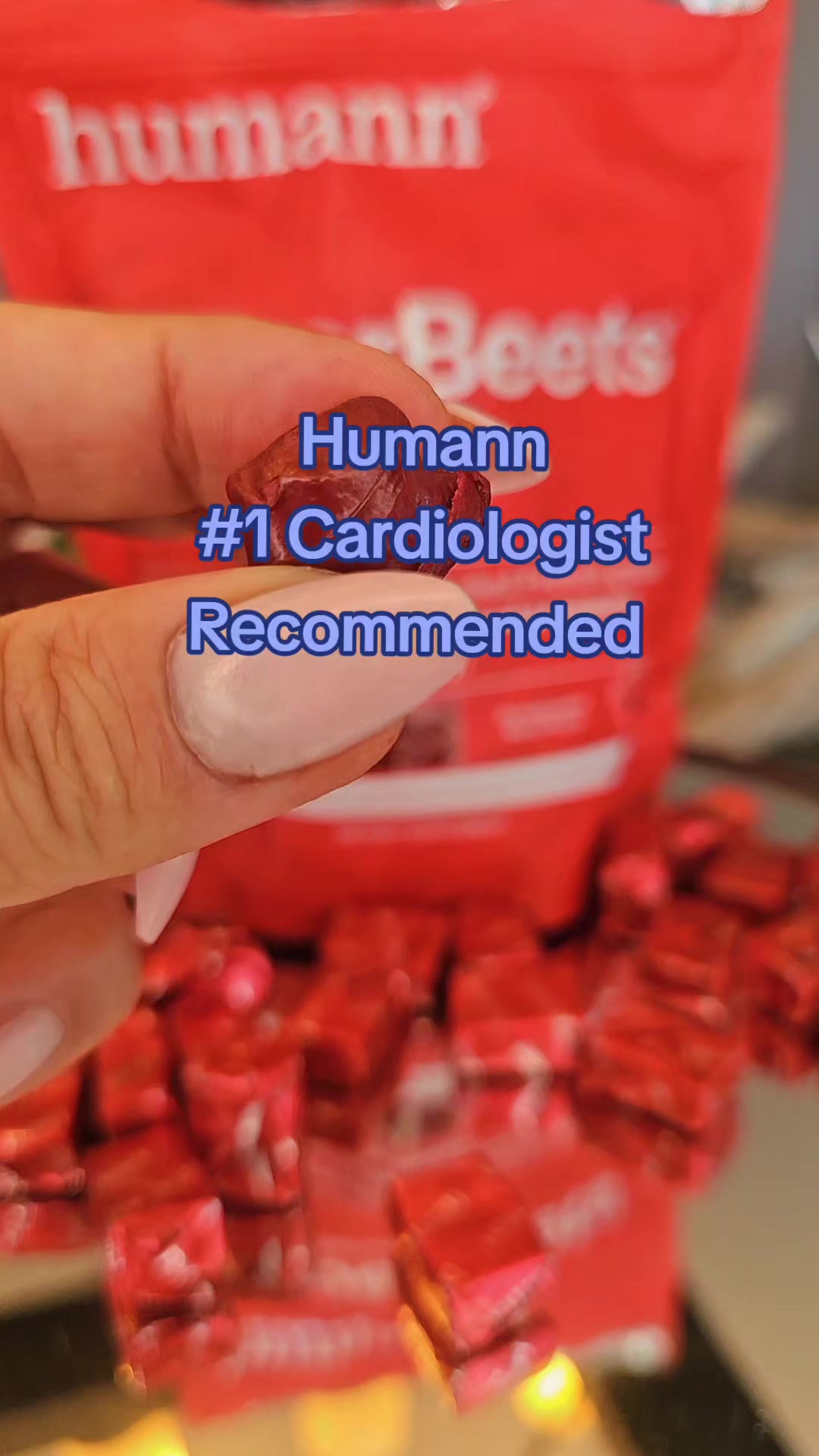 TikTok post by @jomanaqueenofmiami.7 for Humann. Caption reads: #صحتك #Cardiologist #energy #halth#blood @HumanN....