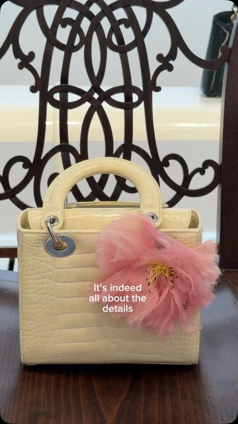 Instagram post by @lara_bsmnn for Dior. Caption reads: [...] It’s indeed all about the details @dior.