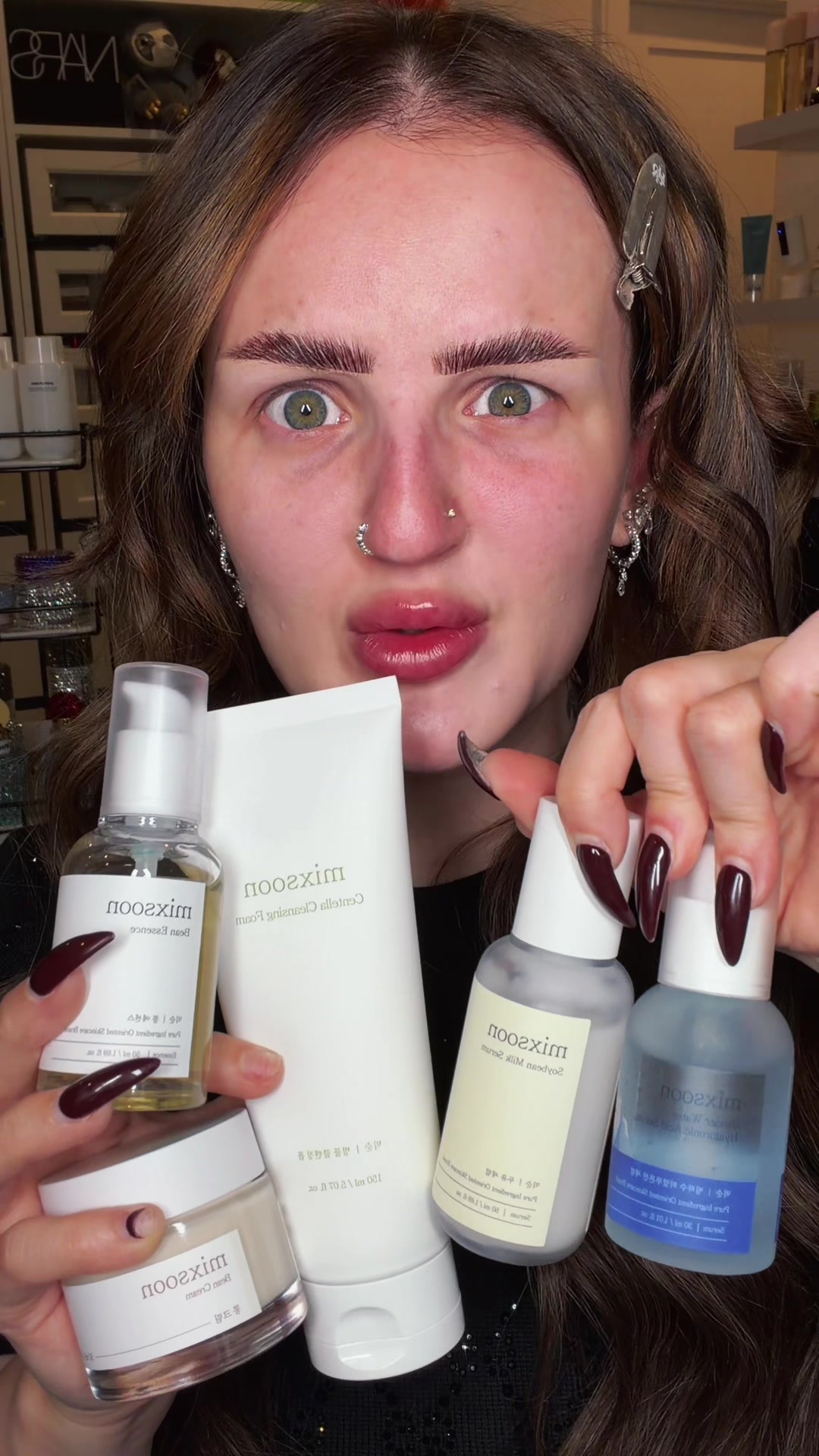 TikTok post by @mikaylanogueira for mixsoon. Caption reads: MIXSOON HAS LOST THEIR MIND! DO NOT SLEEP ON THIS....