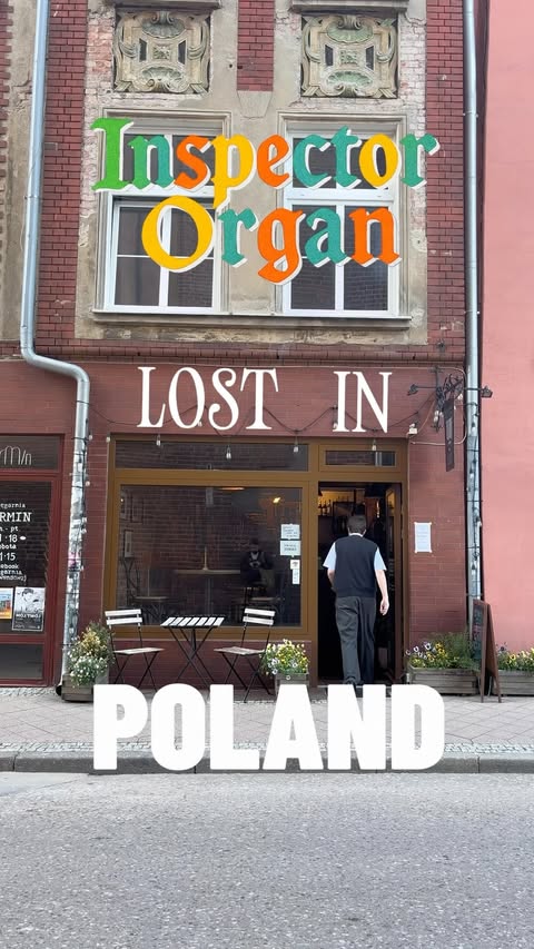 Instagram post by @inspector.organ for Airalo. Caption reads: [...] travelling around Gdansk & relied on @airalo....