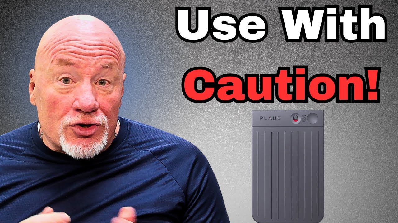 YouTube post by @MenNeedToBeHeard for PLAUD. Caption reads: Men: This Little Device Could Save Your Life… or....