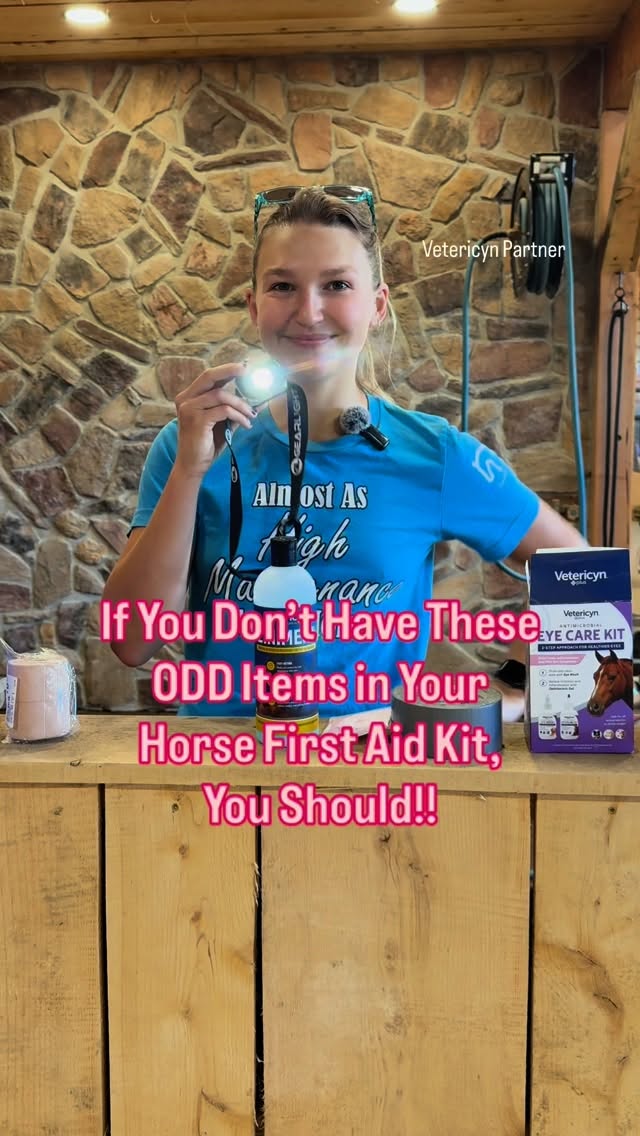 Instagram post by @doublezfarm for Vetericyn. Caption reads: [...] kit, including some of my favorite....