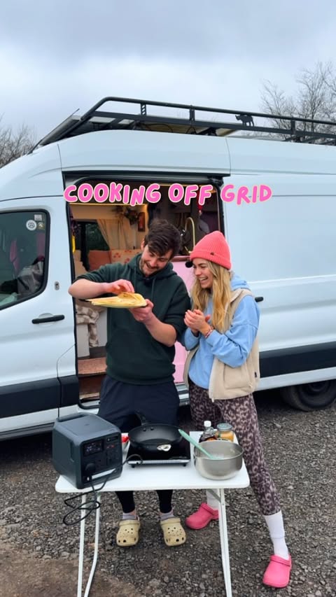 Instagram post by @heidijoannee for DJI. Caption reads: [...] how many pancakes can be make with the DJI....