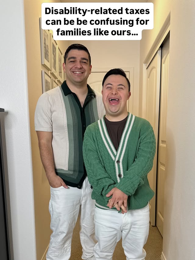 Instagram post by @valentinebrothers for H&R Block. Caption reads: [...] taxes. That’s why we partnered with H&R....