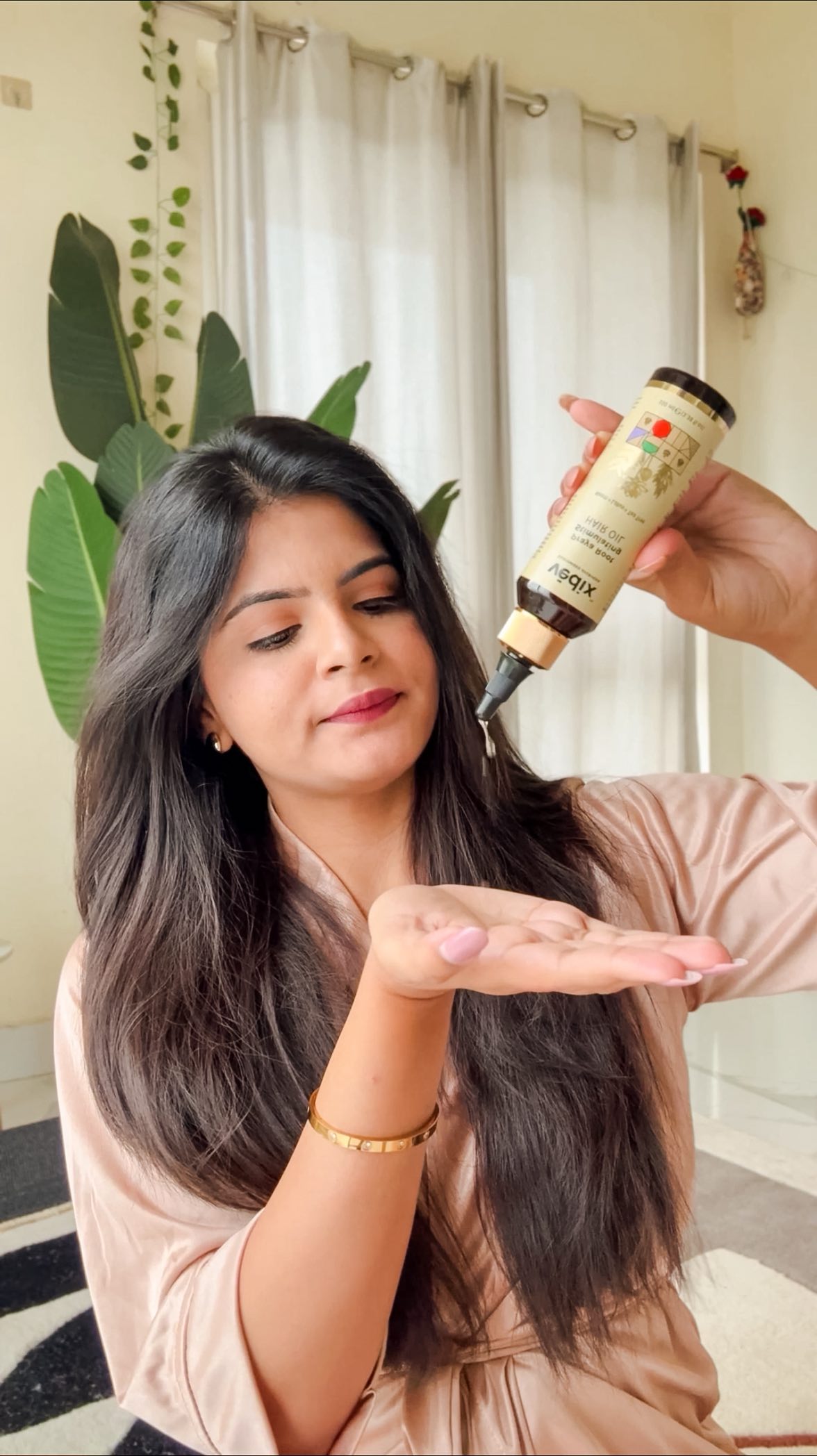 Instagram post by @thatcrushvibes for Vedix. Caption reads: 3-step personalised routine and 3 months.
I was so....