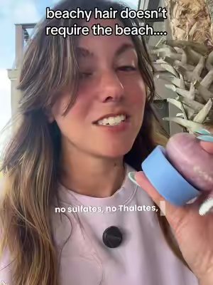 TikTok post by @lisztohunni for The Earthling Co.. Caption reads: [...] beach..: just marshmallow root and @The....