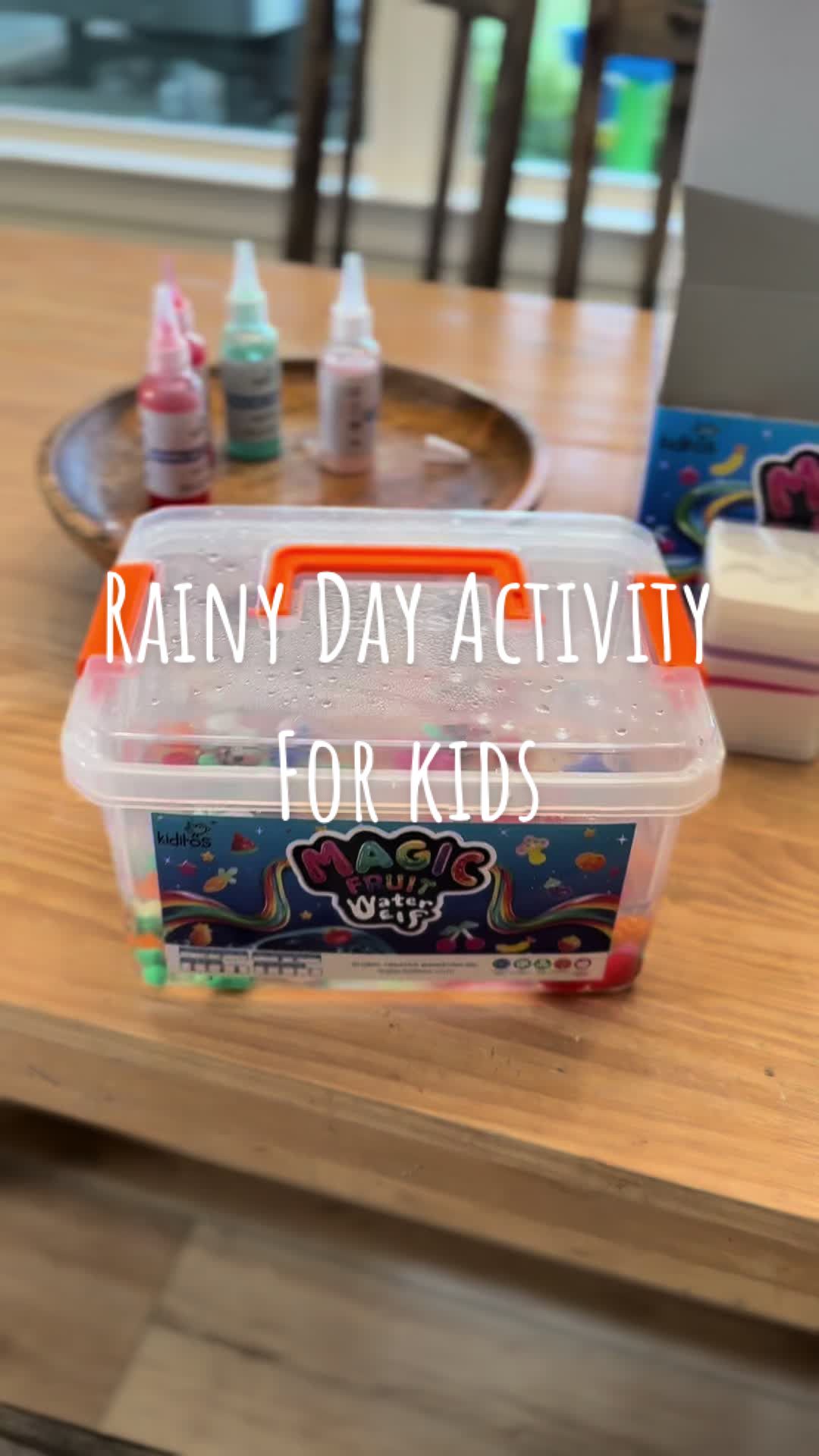 TikTok post by @stephanie.sandifer for Kiditos. Caption reads: [...] hot summer day activities for my kids....