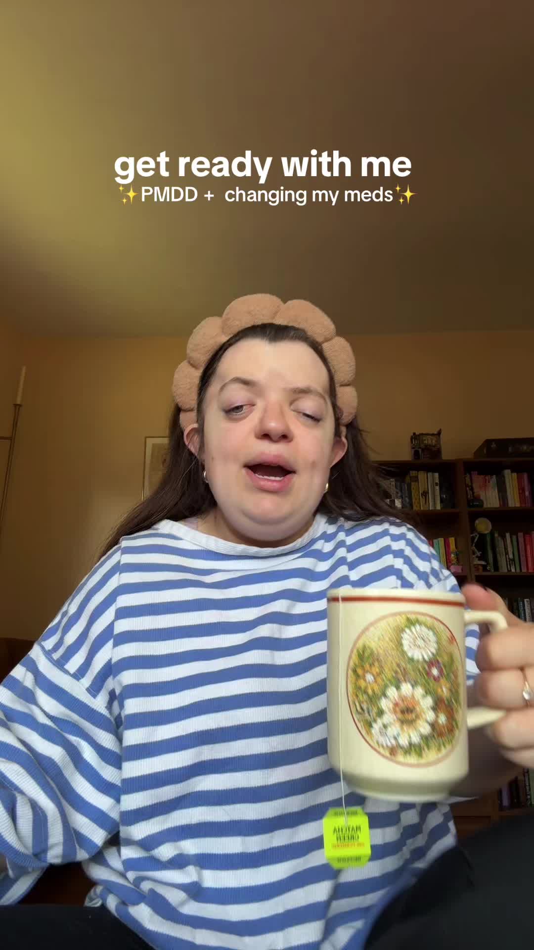 TikTok post by @flourishinglydifferent for impressbeauty. Caption reads: let’s go see if we can get my body back on track....