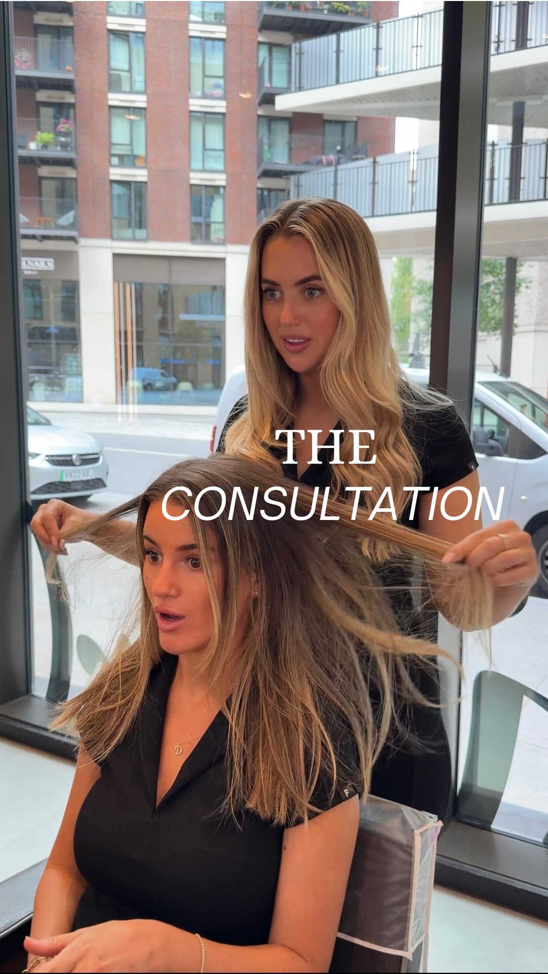 Instagram post by @hair.by.suzi for Moroccanoil. Caption reads: Butterscotch Bronde 🍯 a new mummy makeover.

My....
