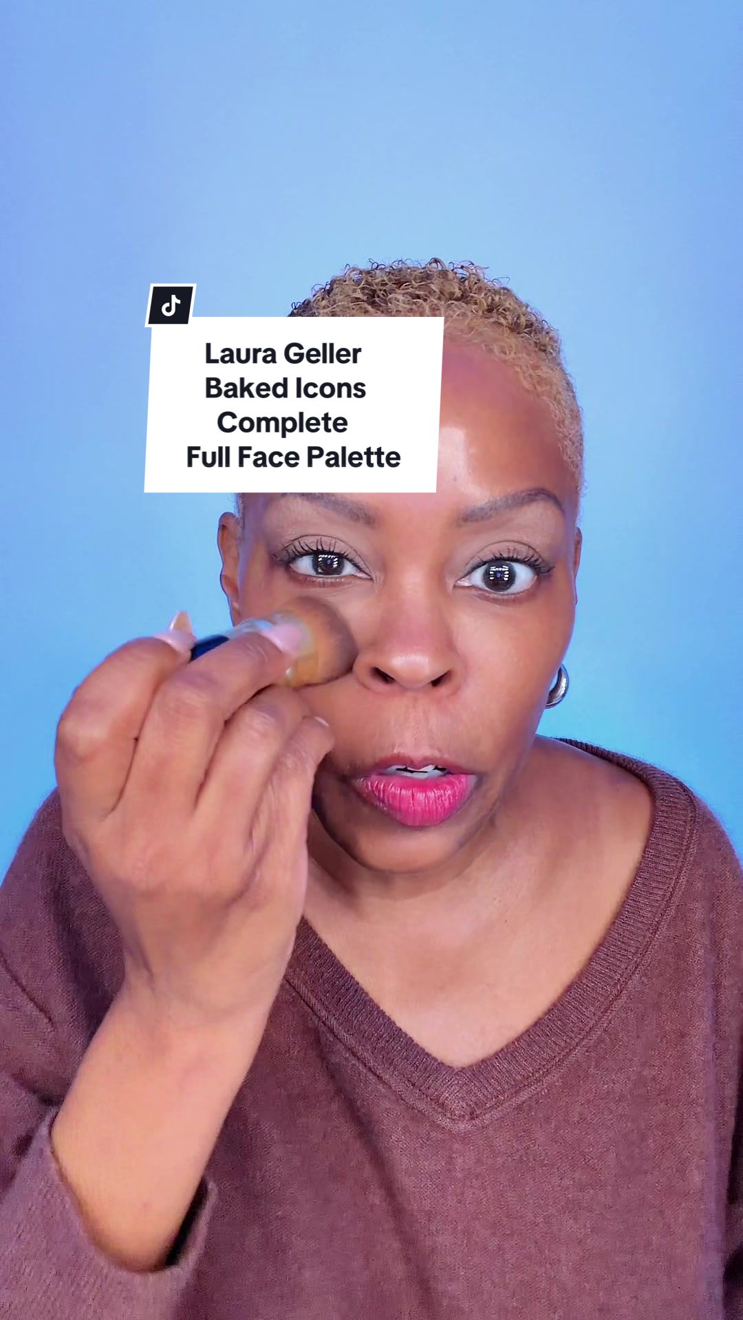 TikTok post by @rancobeauty for – Laura Geller. Caption reads: ✨ One palette - Endless possibilities. ✨ The Laura....