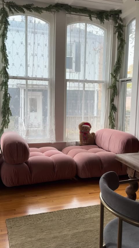 Instagram post by @cassandranoelhome for Marshalls. Caption reads: it feels so magical here 🎄✨ I found these perfect....