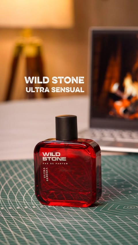 Instagram post by @prajjwalrajwar for WILD STONE. Caption reads: [...] Men’s Date Night Perfume. 🔗
Ultra Sensual....