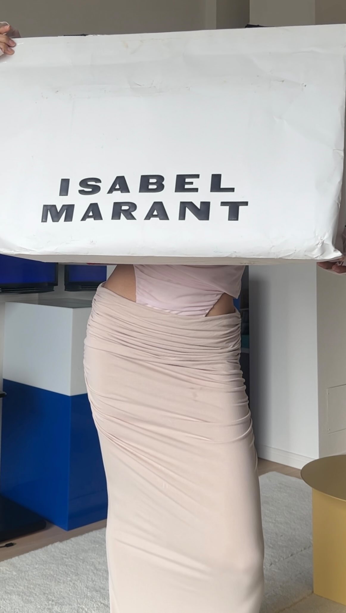 Instagram post by @__momonana__ for ISABEL MARANT. Caption reads: my first bekett:) @isabelmarant #Bekett #gifted.