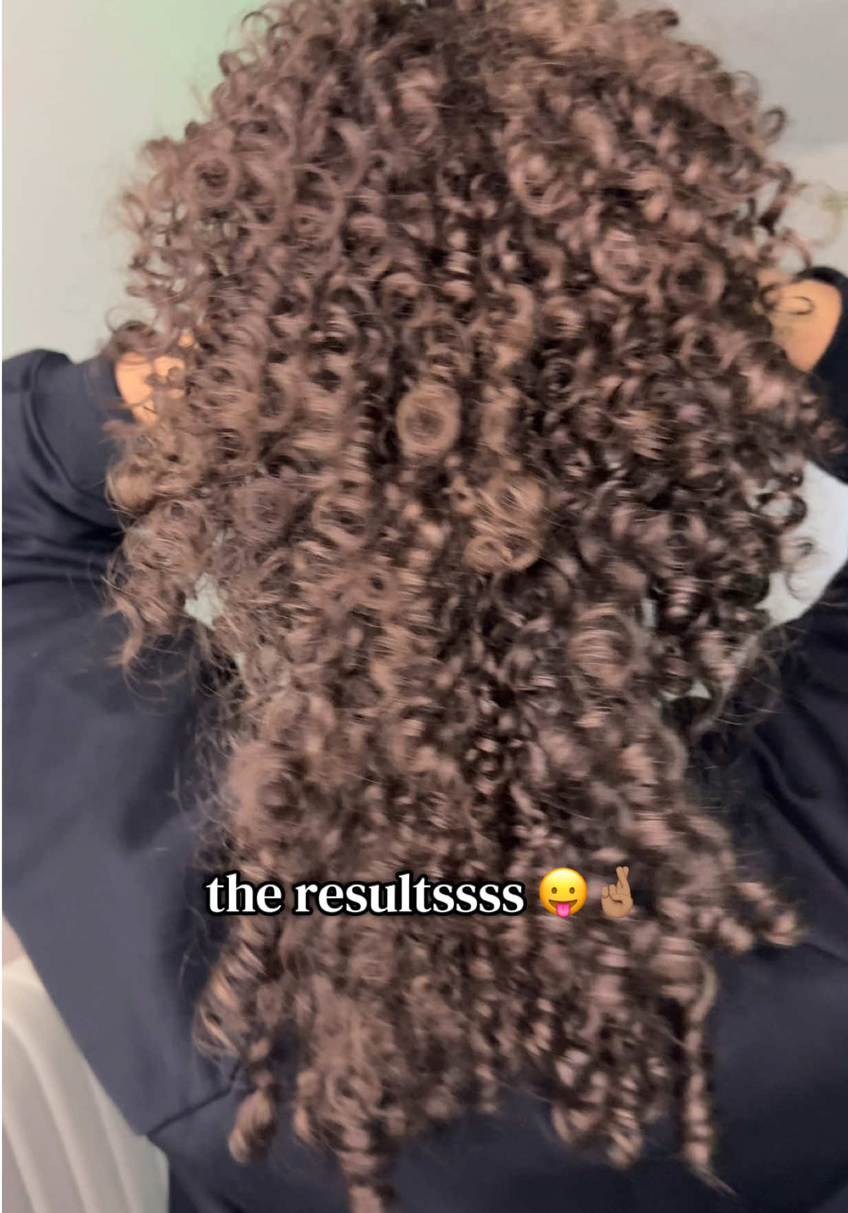 TikTok post by @sydscurlsss for BounceCurl. Caption reads: [...] ✨ details included in the video 😛....
