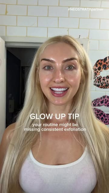 Instagram post by @kelseysoles for NEOSTRATA. Caption reads: [...] be time to rethink how you exfoliate.....
