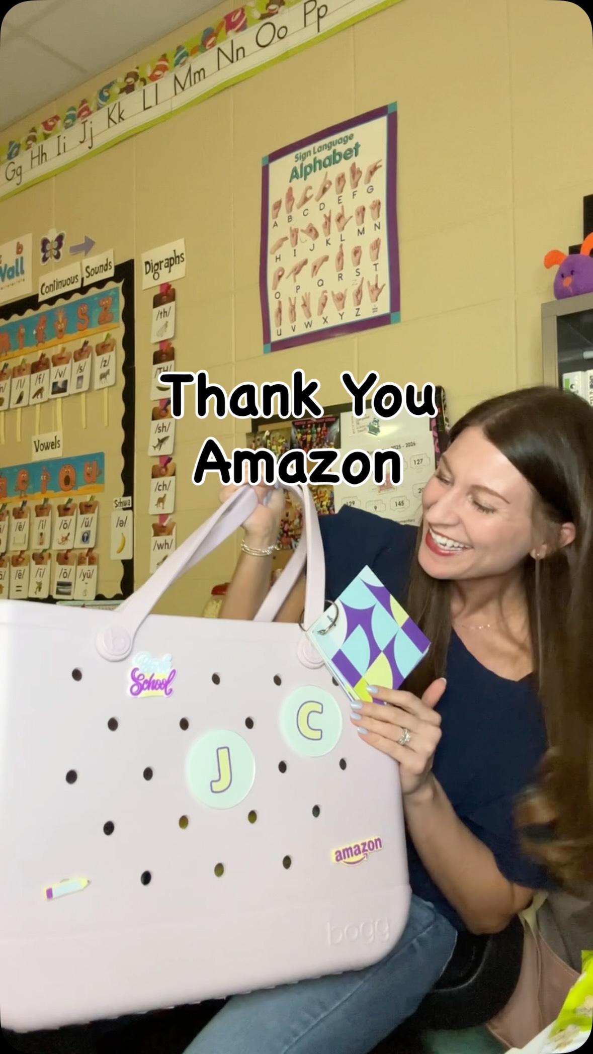 Instagram post by @ms.craft_kindergarten for PALMERS. Caption reads: @amazon really understands teachers’ needs! Every....