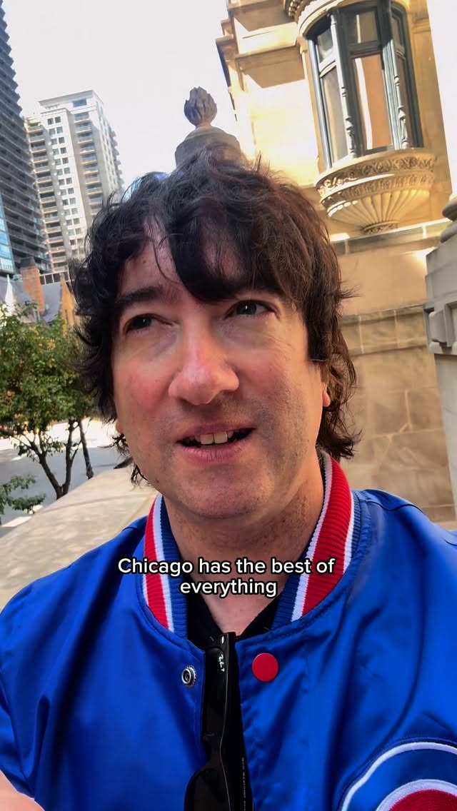 Instagram post by @higgypop for Choose Chicago. Caption reads: Take it from @plainwhitets Tom: If you don’t think....