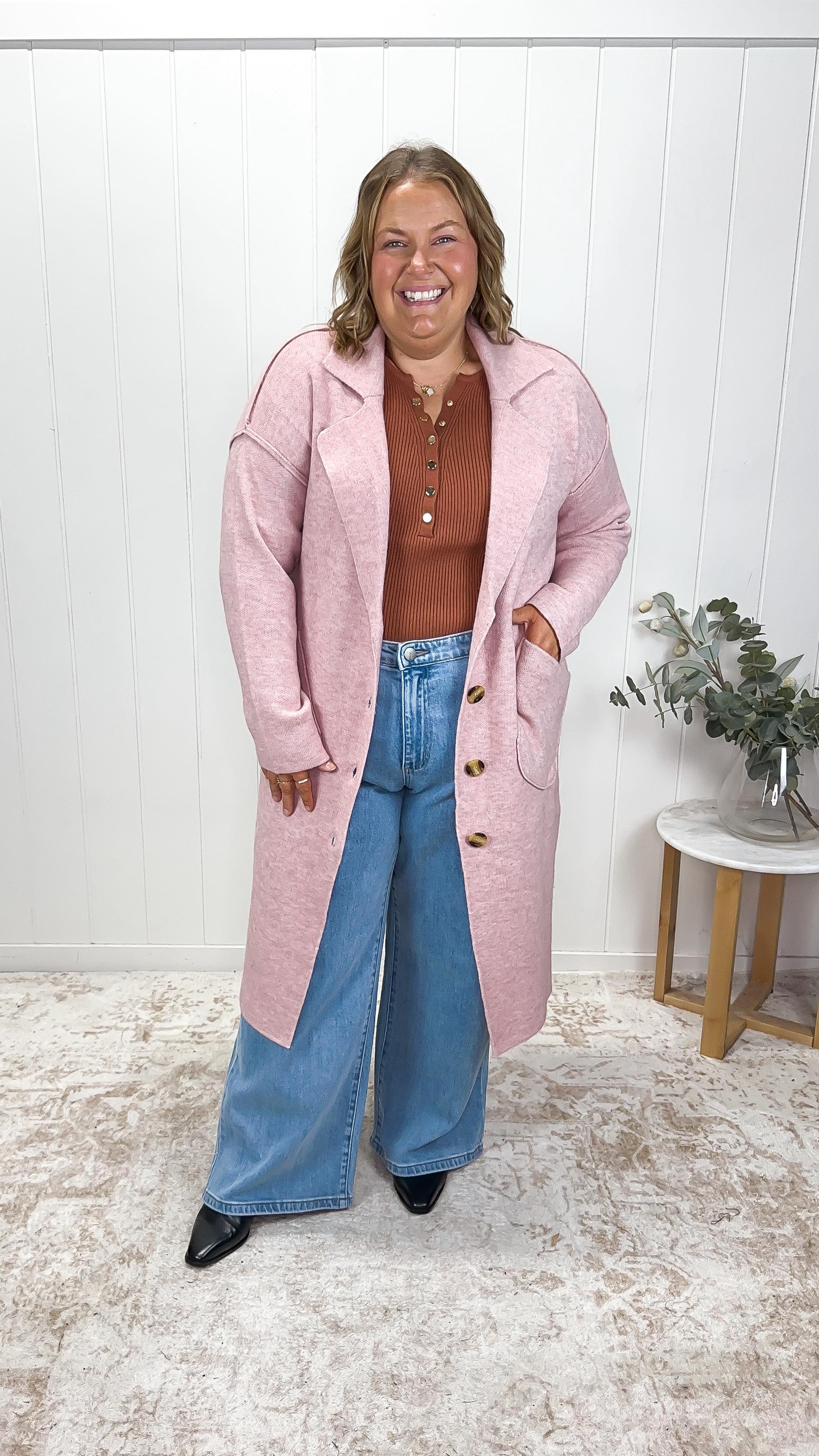 Instagram post by @melissajadestyle for Salty Crush. Caption reads: Winter try on haul with @melissajadestyle 🤍....