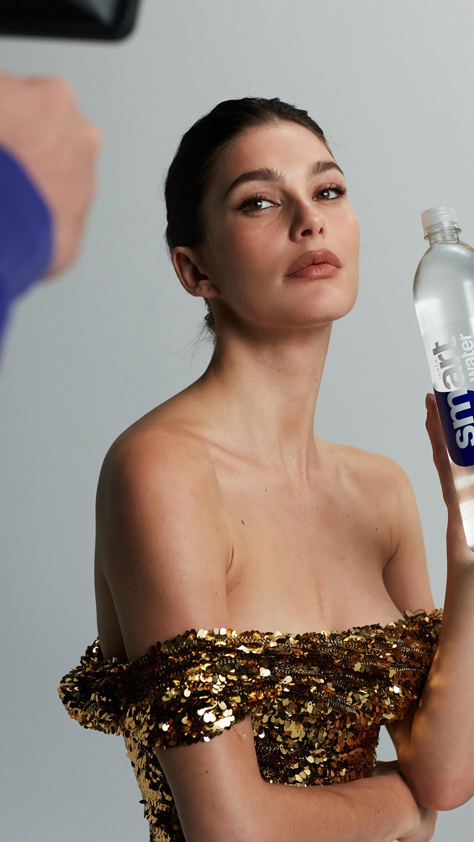 Instagram post by @camilamorrone for SmartWater. Caption reads: And that’s a wrap on @smartwater 🤍....