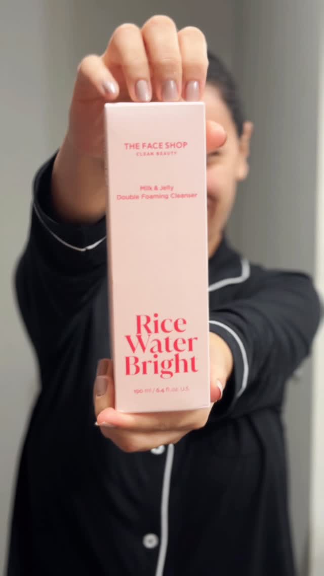 Instagram post by an influencer for The Face Shop North America. Caption reads: I’ve been trying out this new Korean skincare....