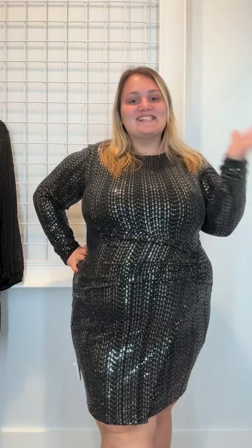 Instagram post by @thekatherinerae for Torrid. Caption reads: IM OBSESSED 😍😍😍 #fashion #clothing #plussize....