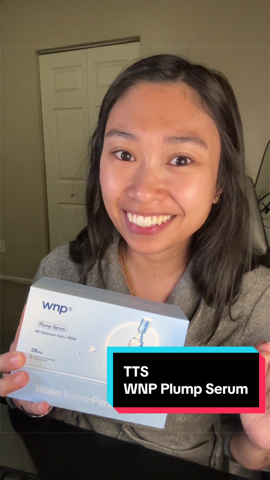 TikTok post by @misspaolasal for WNP_global. Caption reads: [...] acid, BUT BETTER! @WNP SKINCARE @WNP_global....