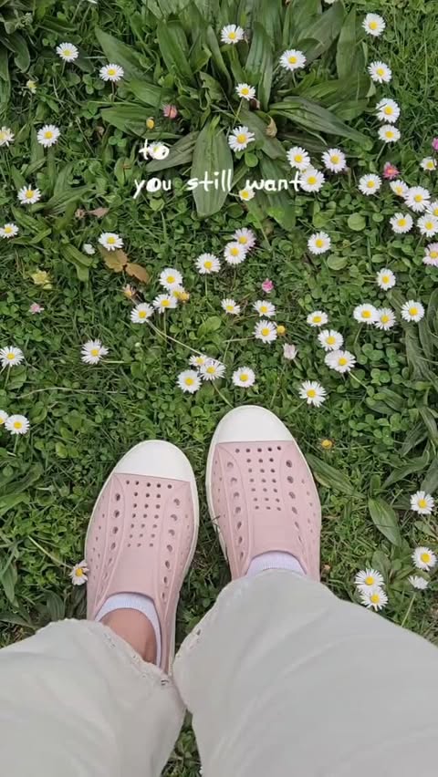 Instagram post by @minaeinifar for Native Shoes. Caption reads: [...] when everything is blooming?🥹🌸✨️ Native....