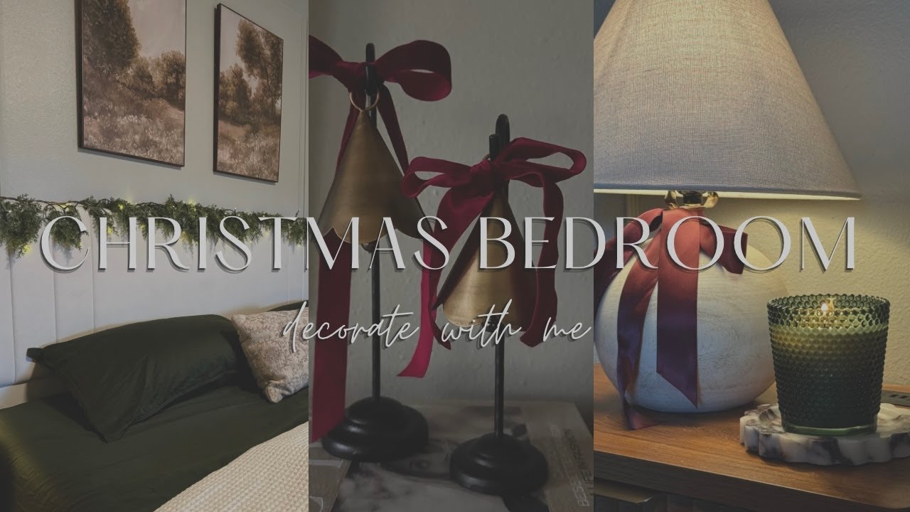 YouTube post by @SimplyDesignedAnna for Bedsure Home. Caption reads: [...] #christmas #decoratewithme Thank you....