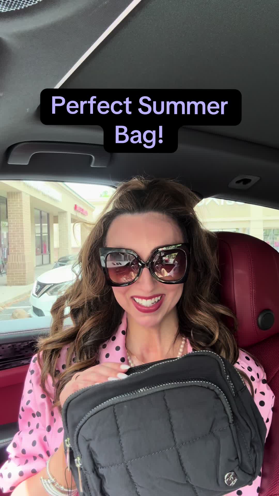 TikTok post by @thesnootybear1 for Affiliasi Pikaru. Caption reads: I’ve got it - the perfect bag for summer! Goes....