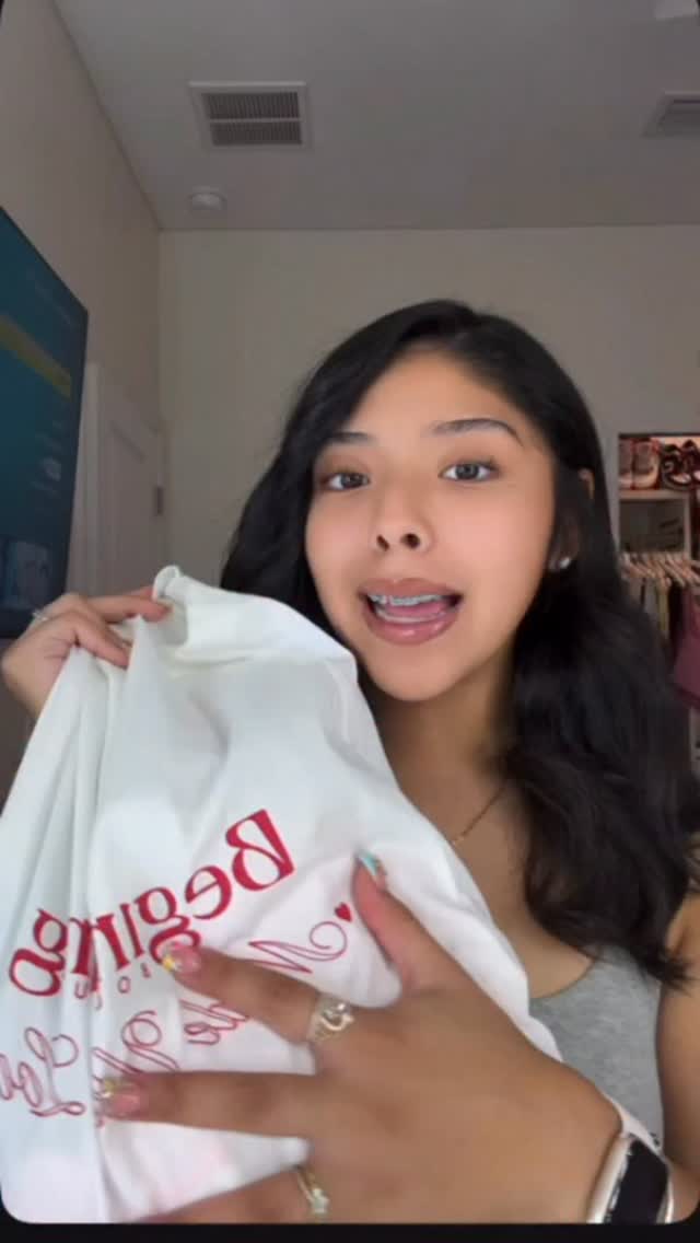 Instagram post by @amigiselle.g for Beginning Boutique. Caption reads: Thank you @beginningboutique 🫶🏻 every piece is....