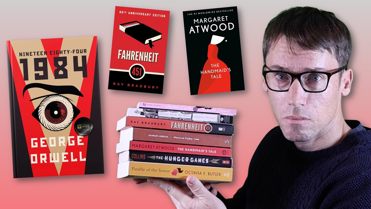 YouTube post by @iammrbeat for DeleteMe. Caption reads: We're already living in every dystopian novel.