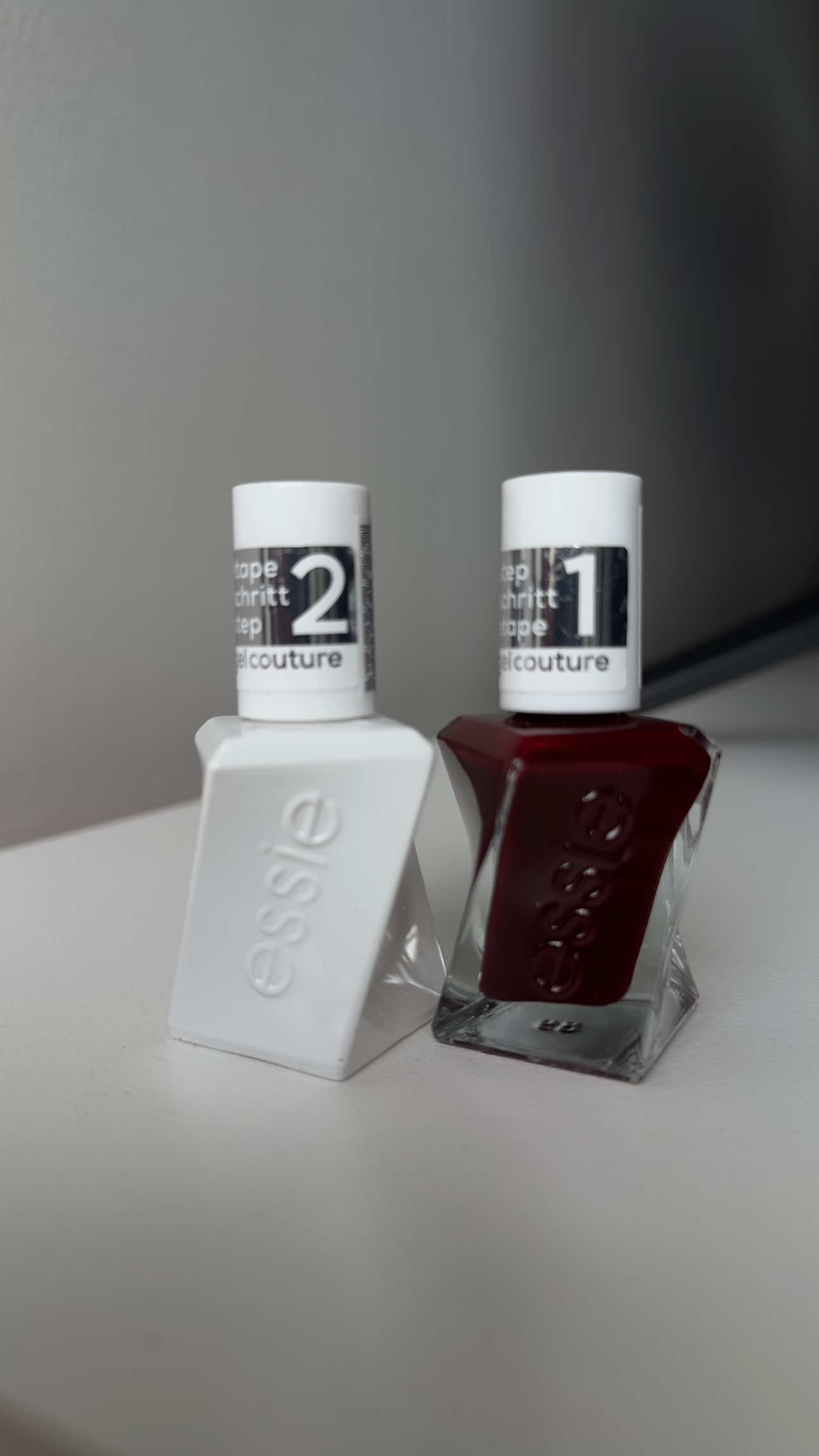 TikTok post by @zoliswa_gm for essie. Caption reads: Suka emaBhozeni ! @essie Gel Couture is the Girl....