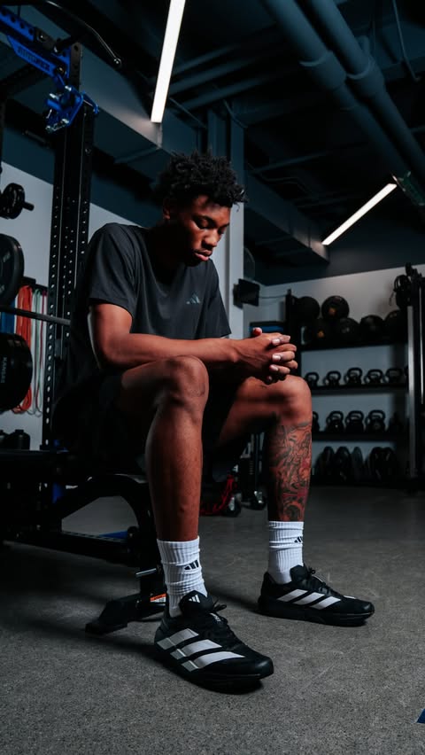 Instagram post by @showtime.d25 for POSTGAME. Caption reads: Built to lift heavy. Made to move fast. #ad....
