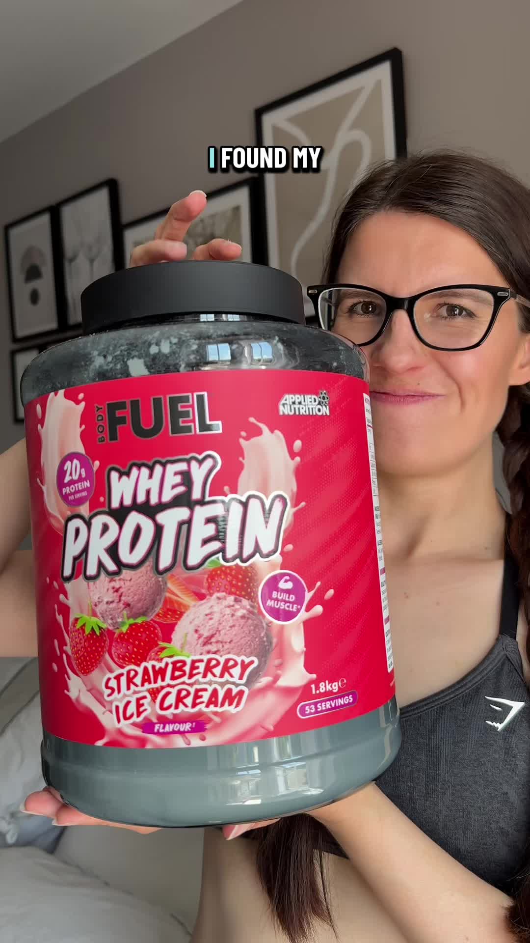 TikTok post by @violet.hollow for Applied Nutrition. Caption reads: [...] your favourite flavour why not @Applied....