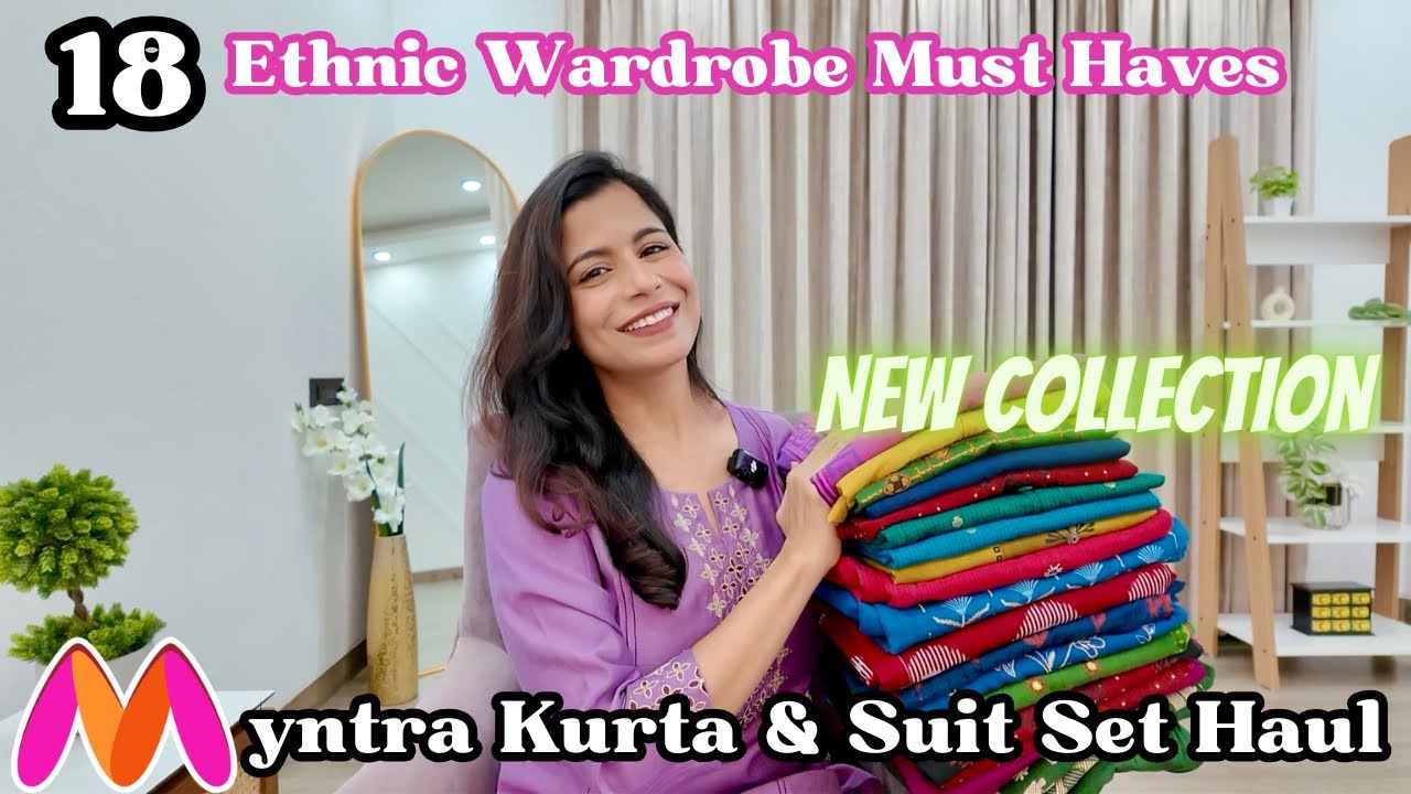 YouTube post by @DreamSimpleAnu for Wishlink. Caption reads: Myntra Black Friday Sale Haul | Must-Have Kurtas &....