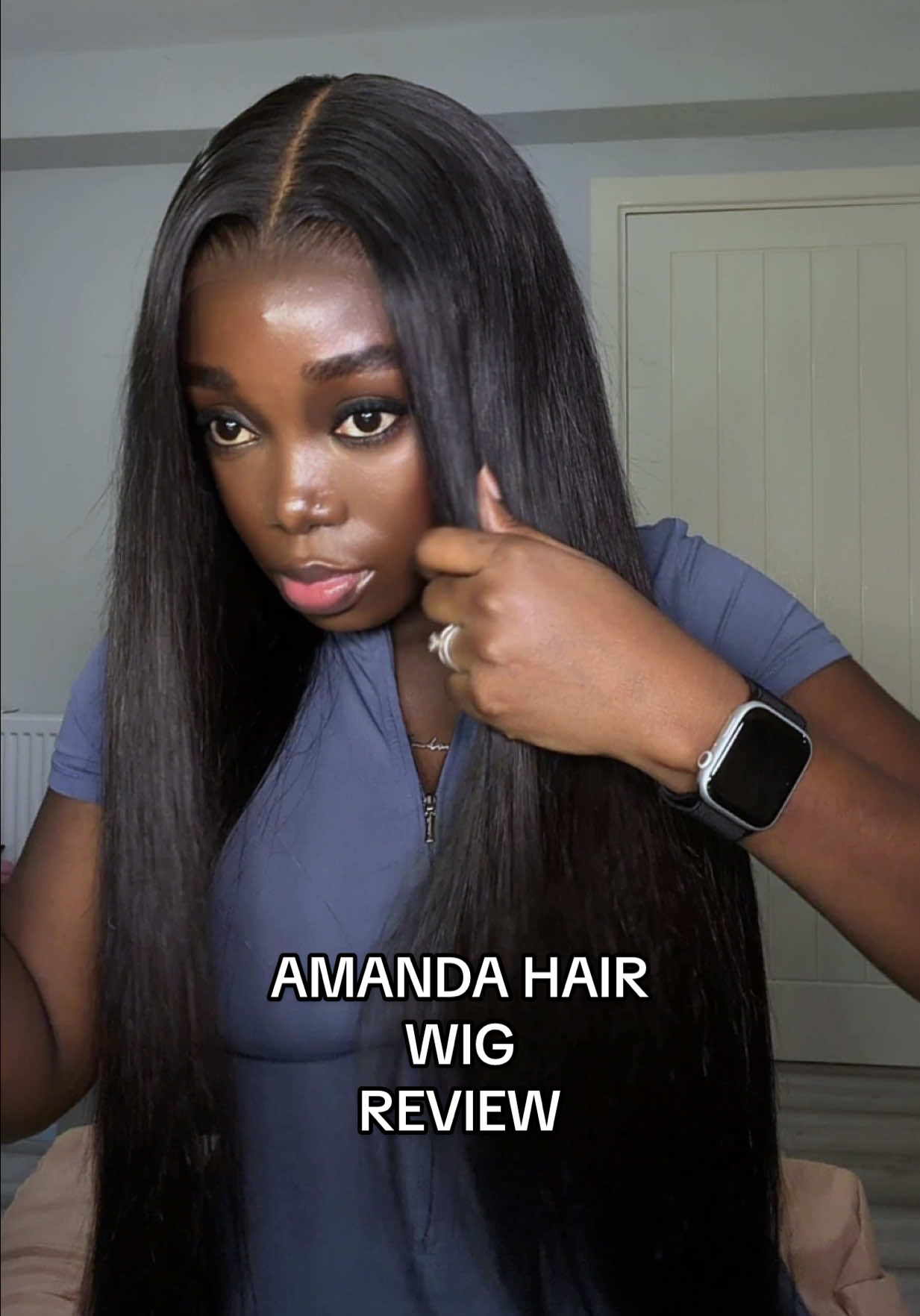 TikTok post by @adebukolashabla for Amanda Hair. Caption reads: [...] Here is one. Same wig link in my byo.....