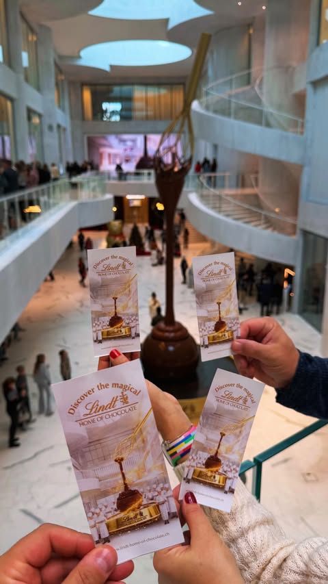 Instagram post by @emrekara_e for Lindt. Caption reads: [...] be the closest thing to heaven. Back at....