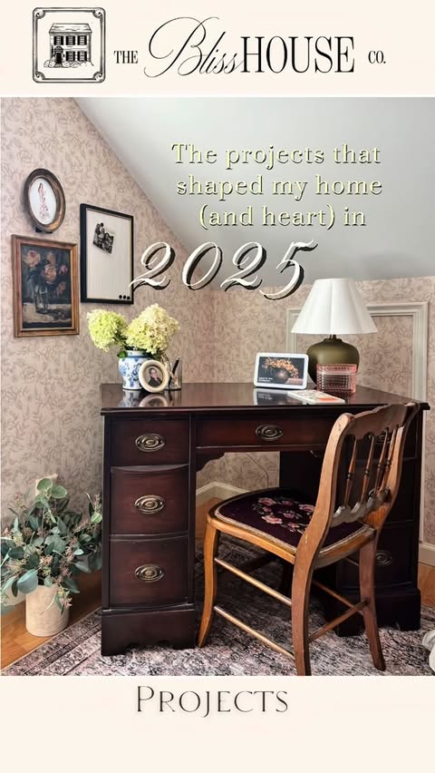 Instagram post by @theblisshouseco for Sherwin-Williams. Caption reads: Mention SHOP & I’ll send you the links! 

2025....