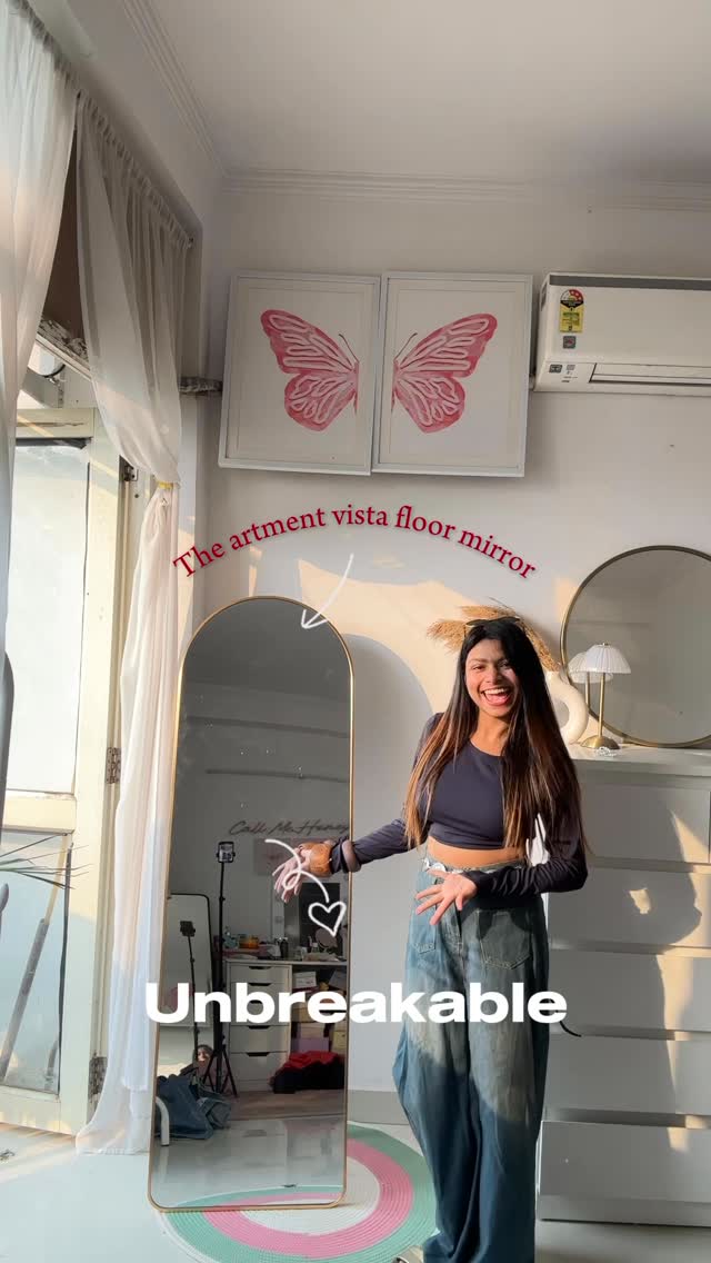 Instagram post by @thatpinterestgurll__04 for The Artment. Caption reads: Comment "mirror" and l'll share the deets....