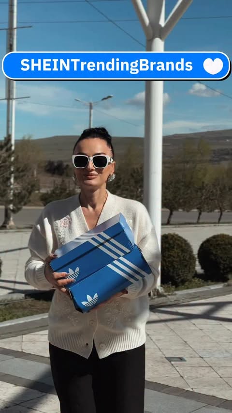 Instagram post by an influencer for SHEIN. Caption reads: SHEINTrendingBrands My favorite shoes [...].