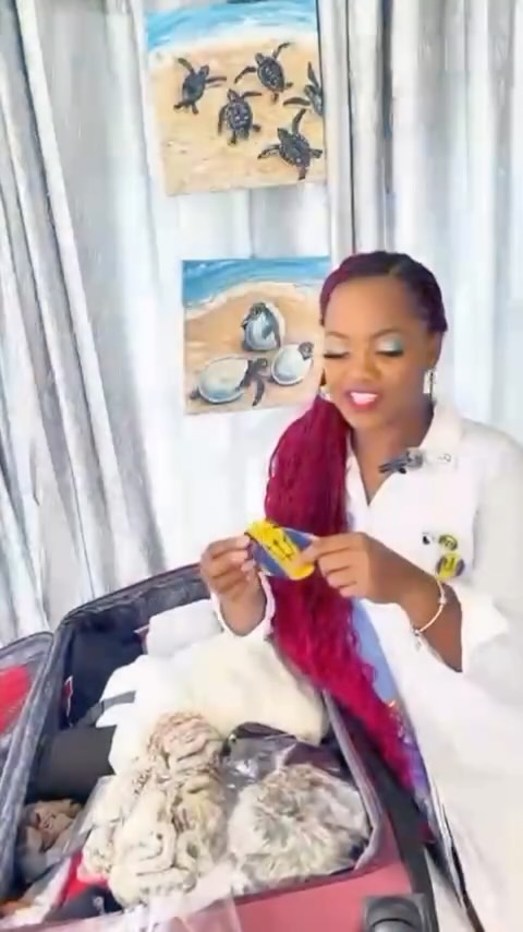 Instagram post by @artistmadebarbados for European Union. Caption reads: [...] through my art. #BridgesOfInnovation....