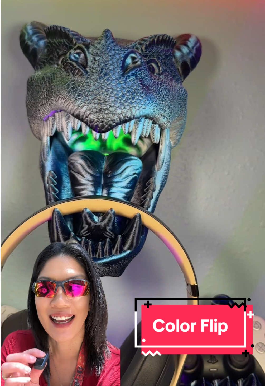 TikTok post by @daisylee2002 for Amolen. Caption reads: [...] on thangs.  . Filament is from @Amolen 3D Pr.