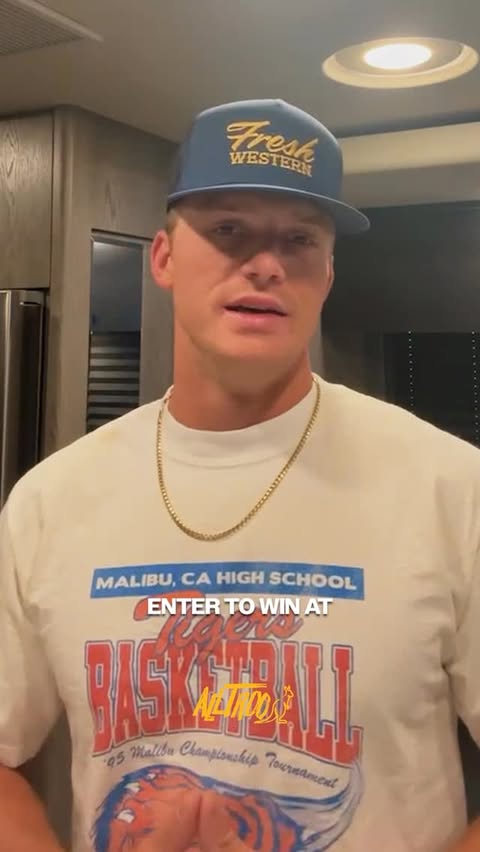 Instagram post by @parkermccollum for Alltroo. Caption reads: [...] do it again 🔥 We’re teaming up with....