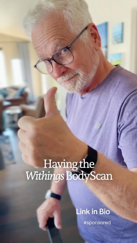 Instagram post by @drterrysimpsonmd for Withings. Caption reads: The scale told me I lost weight. The @withings....