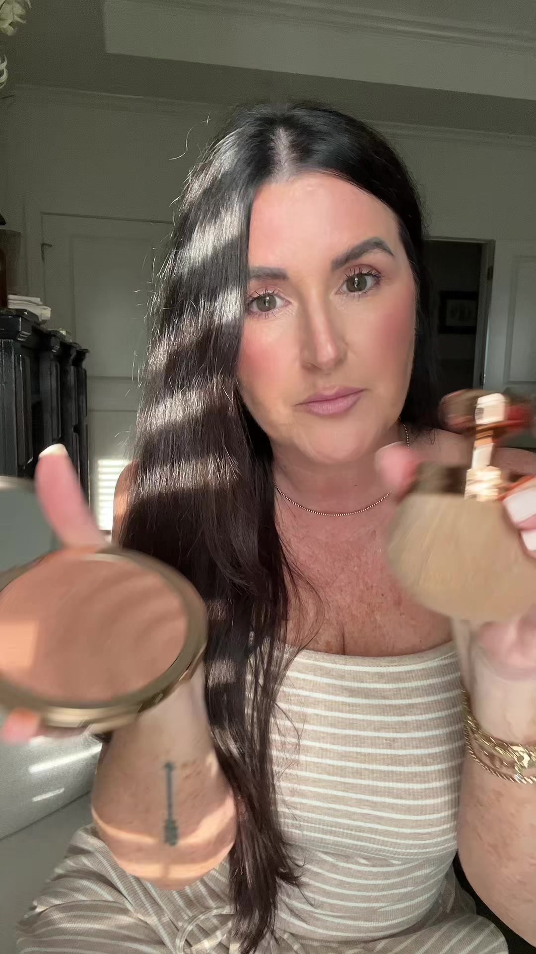 TikTok post by an influencer for Kopari Beauty. Caption reads: [...] sunscreen I’ve ever seen! @Kopari Beauty....