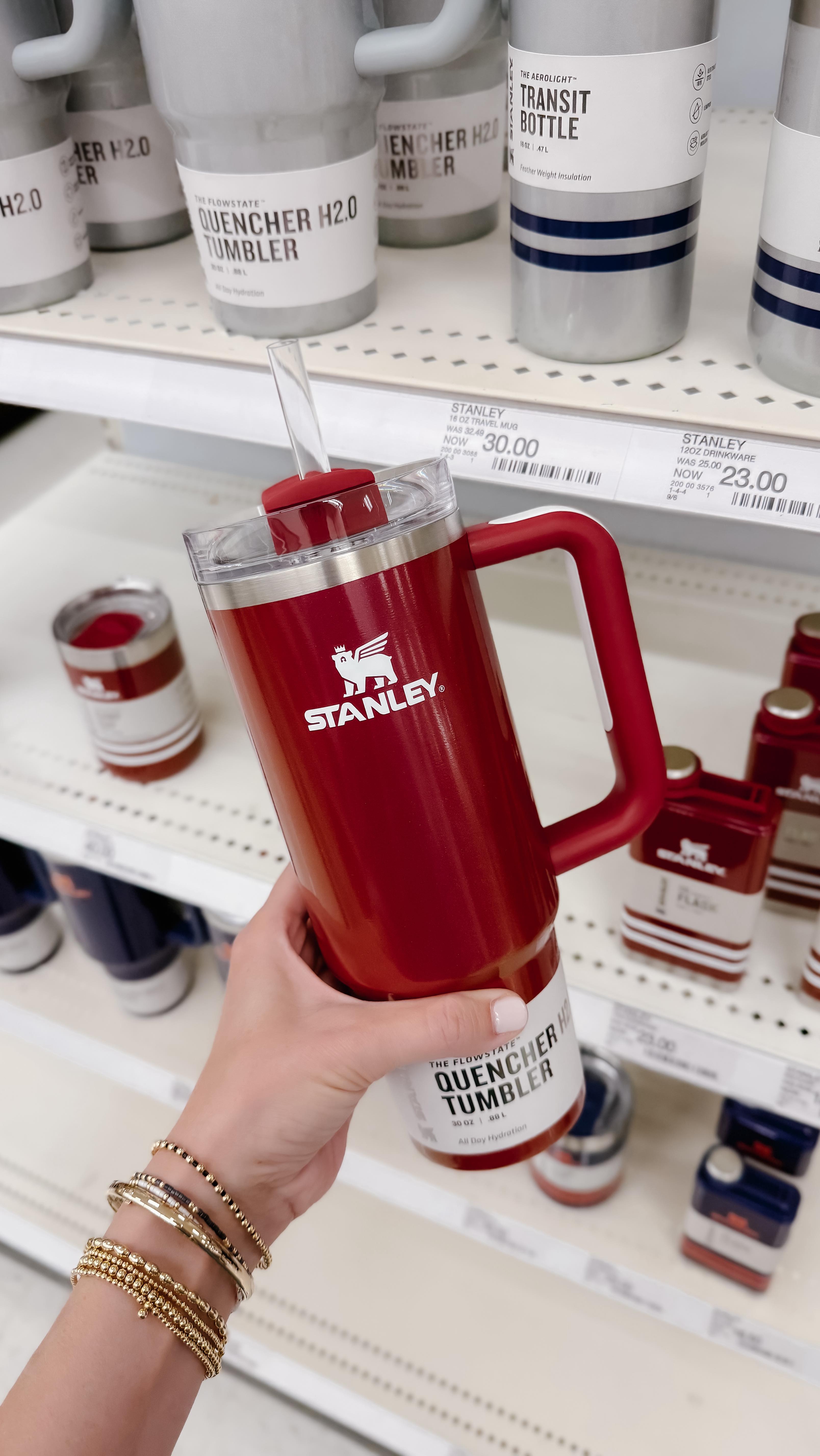 Instagram post by @target_cheer for Stanley 1913. Caption reads: Let’s get ready for game day!! 🏈📣 @Stanley_brand....
