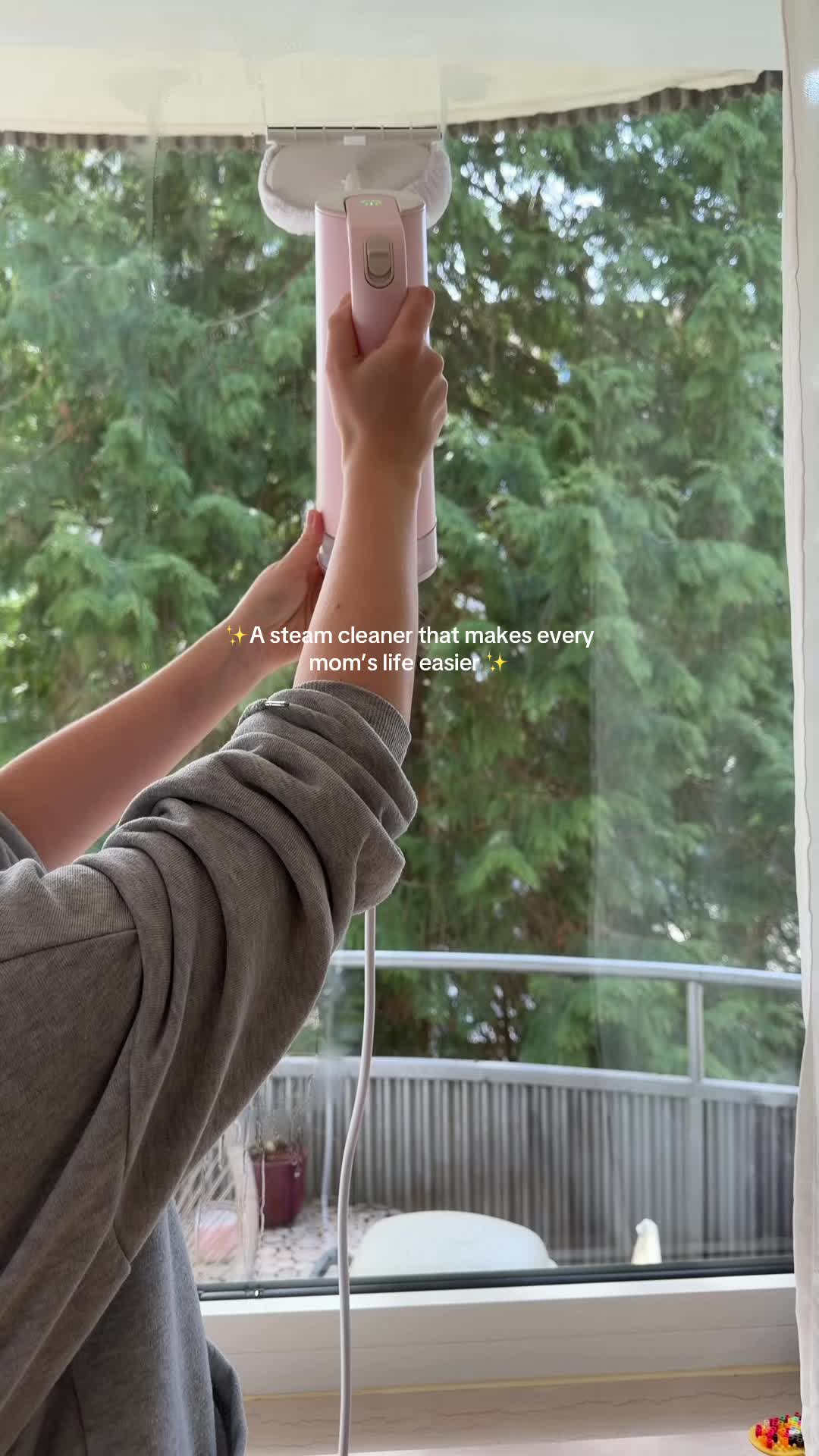 TikTok post by @evgeshamore for REDHUT. Caption reads: @REDHUT Cleaning without chemicals ✨ CleanMaster....