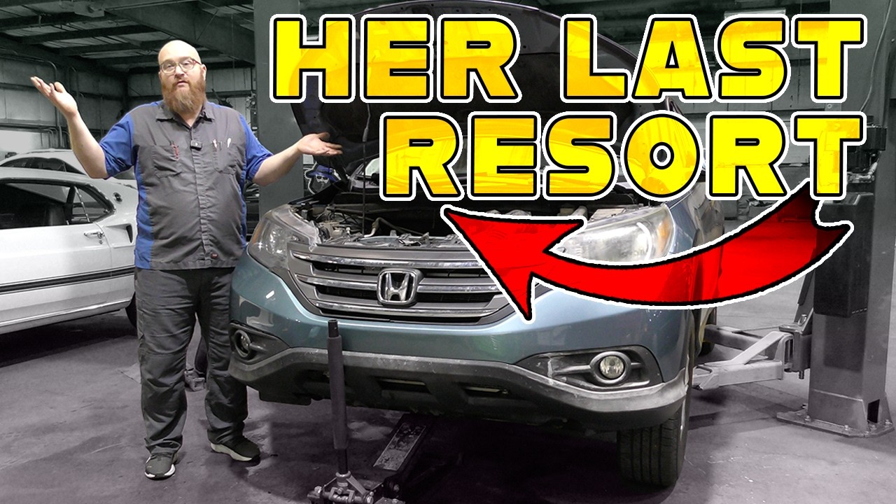 YouTube post by @CarWizard for BendPak. Caption reads: Honda CRV Rattle: My Customer's LAST RESORT.