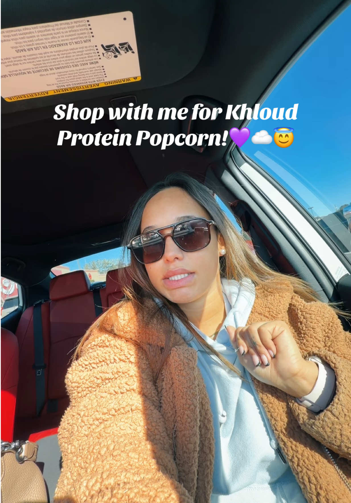 TikTok post by @_sofiamelendezz for KhloudFoods. Caption reads: Soooo yum go shop!☁️🩵😇 @KhloudFoods....